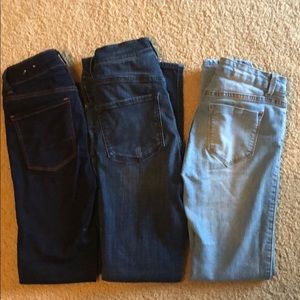 Junior jeans ....Express, American Eagle